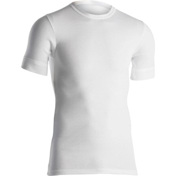 Se Dovre Rib T-Shirt Hvid bomuld Large Herre ved Timarco