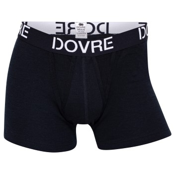 Dovre Wool Boxer With Fly Sort merinould Small Herre