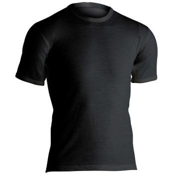 Dovre Wool T-shirt Sort merinould Small Herre