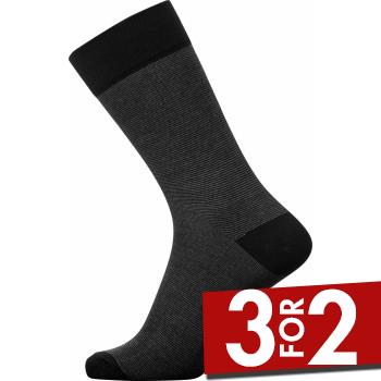 Egtved Strømper Bamboo Sock Sort Str 40/45 Herre