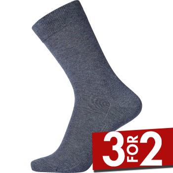 Egtved Strømper Cotton Socks Blå Str 40/45