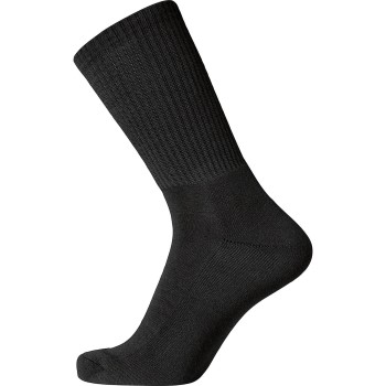 Egtved Strømper Cotton Terry Sole Sock Sort Str 40/45 Herre