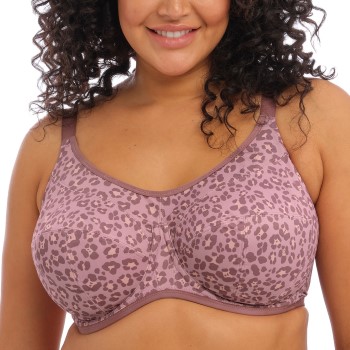 Elomi Bh Energise Underwire Sport Support Bra Rosa Mønster  E 85 Dame