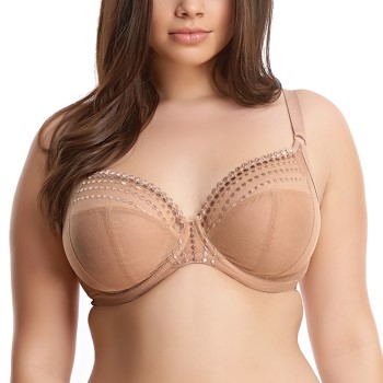 Elomi Bh Matilda Underwired Plunge Bra Beige E 80 Dame