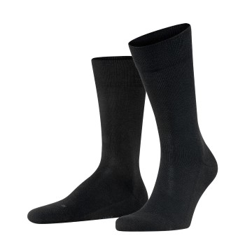 Falke KGaA Falke Strømper Sensitive London Socks Sort bomuld Str 39/42 Herre