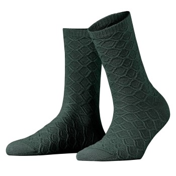 Falke KGaA Falke Strømper Women Argyle Wool Sock Grøn Str 39/42 Dame