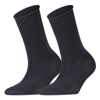 Falke KGaA Falke Strømper 2P Women Casual Happy Sock Marineblå Str 35/38 Dame