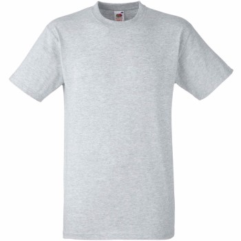 Fruit of the Loom Heavy Cotton T Gråmelerad bomuld 3XL Herre