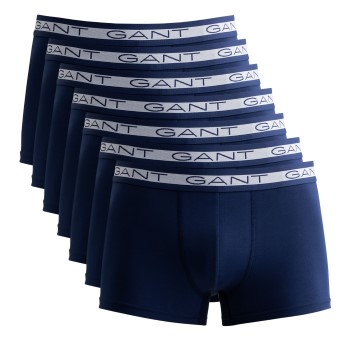 Gant 7P Basic Cotton Boxer Trunks Marineblå bomuld Medium Herre