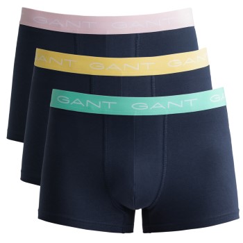 Gant 3P Cotton Jersey Trunks Rosa/Gul bomuld XX-Large Herre