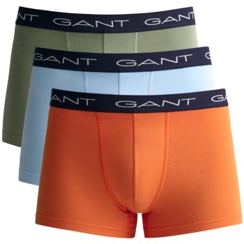 Gant 3P Cotton Trunks Orange bomuld Large Herre