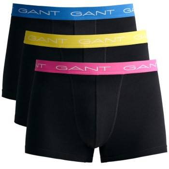 Gant 3P Cotton Trunks Rosa bomuld X-Large Herre