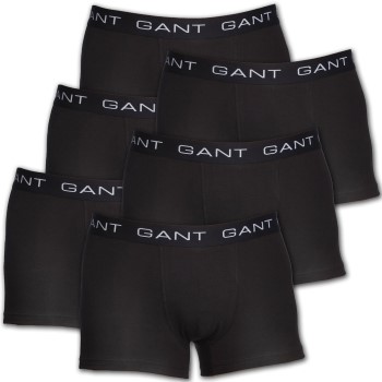 Gant 6P Essential Basic CS Trunks Sort bomuld Medium Herre