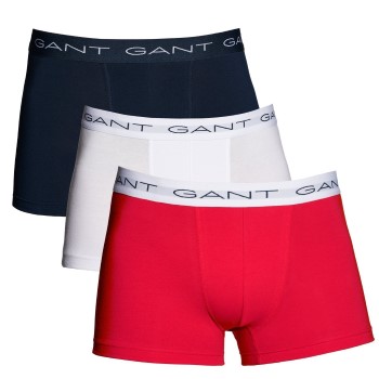 Gant 3P Essential Basic CS Trunks Flerfarvet bomuld Small Herre