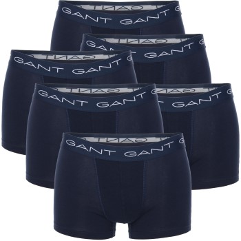 Gant 6P Essential Basic CS Trunks Marineblå bomuld Medium Herre