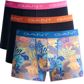 Gant 3P Tropical Printed Trunks Flerfarvet bomuld Large Herre