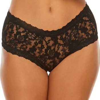 Hanky Panky Trusser Daily Lace Boyshort Sort nylon Medium Dame