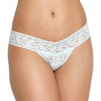 Hanky Panky Trusser 3P Low Rise Thong Isblå nylon One Size Dame