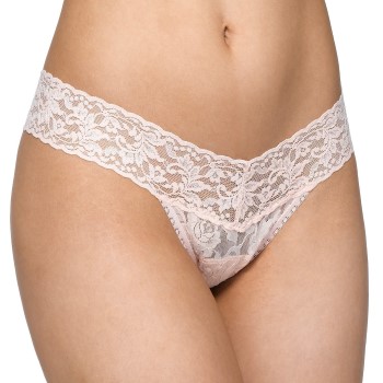 Hanky Panky Trusser 3P Low Rise Thong Vanille nylon One Size Dame