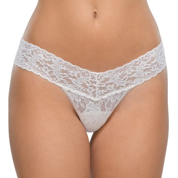 Hanky Panky Trusser 3P Low Rise Thong Hvid nylon One Size Dame