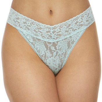 Hanky Panky Trusser Original Rise Thong Turkise nylon One Size Dame