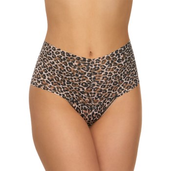 Hanky Panky Trusser Retro Thong Leopard Leopard nylon One Size Dame