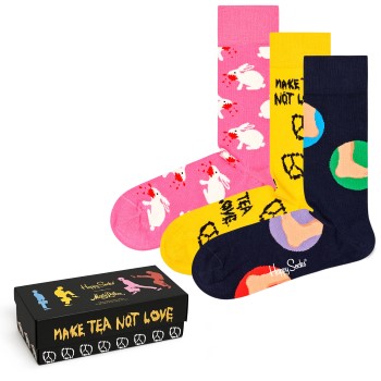 Happy socks Strømper 3P Monty Python Gift Box Flerfarvet Str 41/46