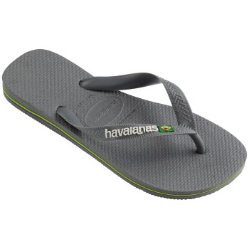 Havaianas Brasil Logo Grå Str 45/46