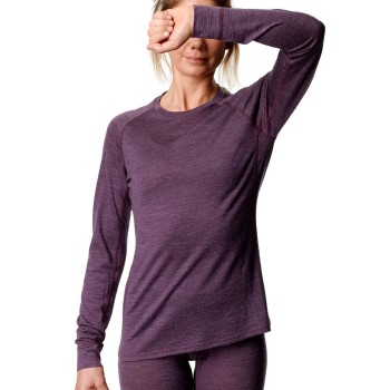 Houdini Sportswear Houdini Women Activist Crew Mørkelilla Small Dame