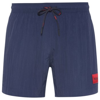 HUGO Badebukser Dominica Recycled Swim Shorts Mørkblå polyester Medium Herre