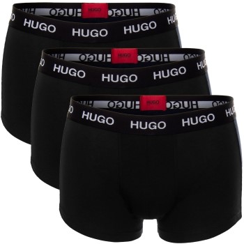 HUGO 3P Triplet Trunk Sort bomuld Medium Herre