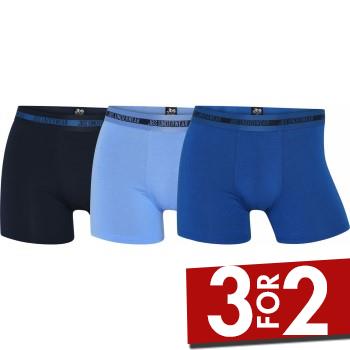 JBS 3P Bamboo Boxers Marine/Blå X-Large Herre