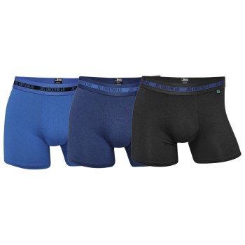 JBS 3P Bamboo Boxers Sort/Blå Small Herre