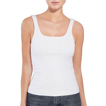 Bread & Boxers Bread and Boxers Women Tank Top With Scoop Back Hvid økologisk bomuld X-Large Dame