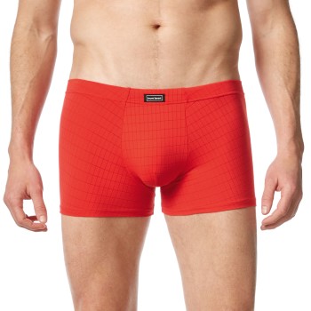 Bruno Banani Check Line 2.0 Shorts Rød polyamid Medium Herre