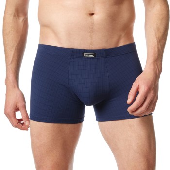 Bruno Banani Check Line 2.0 Shorts Marineblå polyamid Medium Herre