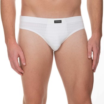 Bruno Banani Check Line 2.0 Sports Brief Hvid polyamid Medium Herre