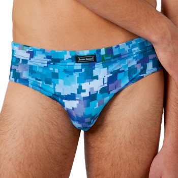 Bruno Banani Pixel Star Sportslip Brief Blå Mønster polyester Medium Herre