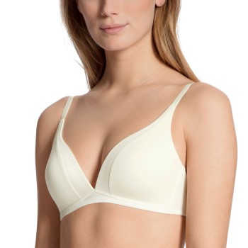 Calida Bh Cate Triangle Soft-Bra Hvid bomuld A 75 Dame