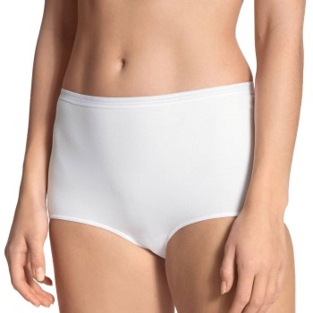 Calida Trusser Comfort Midi-brief 23024 Hvid 001 bomuld Small Dame