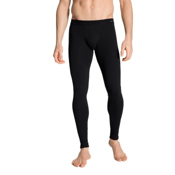 Calida Cotton Code Long Johns Sort bomuld Small Herre