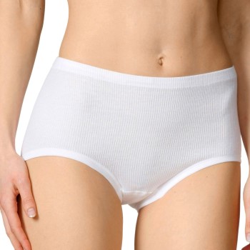 Calida Trusser Cotton Midi Brief Hvid bomuld 40 Dame