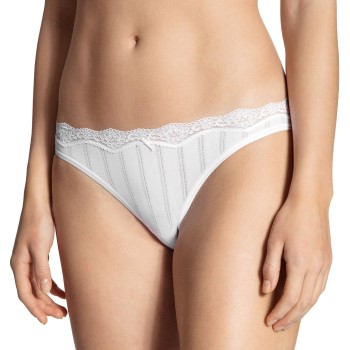 Calida Trusser Etude Toujours Low Cut Brief Hvid bomuld Medium Dame