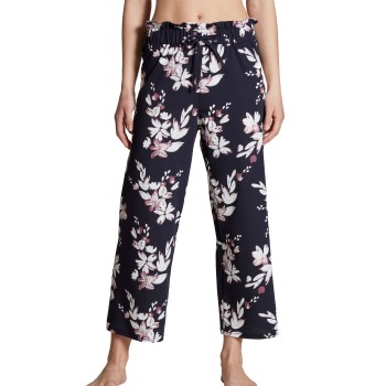 Se Calida Favourites Dreams Ankle Pants Blå Mønster bomuld Medium Dame ved Timarco