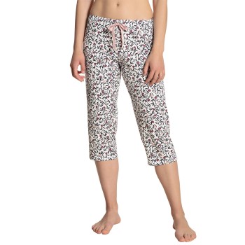 Se Calida Favourites Dreams Capri Pants Hvid Mønster bomuld Small Dame ved Timarco