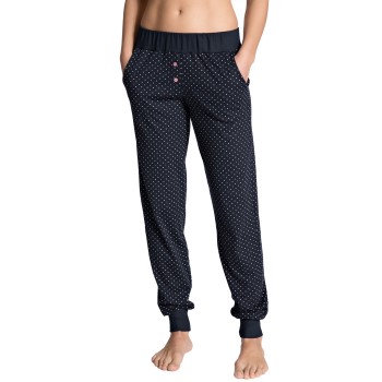 Se Calida Favourites Dreams Pants With Cuff Mørkblå bomuld Medium Dame ved Timarco