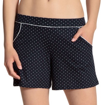 Calida Favourites Dreams Shorts Mørkblå bomuld Large Dame