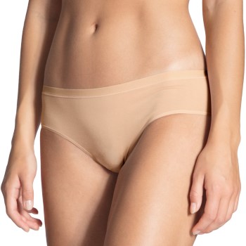 Calida Trusser Natural Comfort Brief Beige bomuld Small Dame