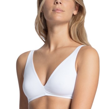 Calida Bh Natural Comfort Soft Bra Hvid bomuld A 75 Dame