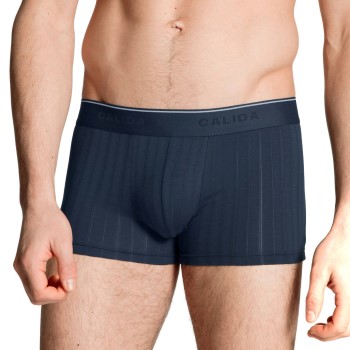 Calida Pure and Style Boxer Brief Indigoblå bomuld Large Herre